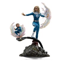Fantastic Four Art Scale Statue 1/10 Invisible Woman and Franklin 28cm