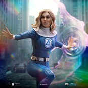 Fantastic Four Art Scale Statue 1/10 Invisible Woman and Franklin 28cm