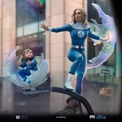 Fantastic Four Art Scale Statue 1/10 Invisible Woman and Franklin 28cm