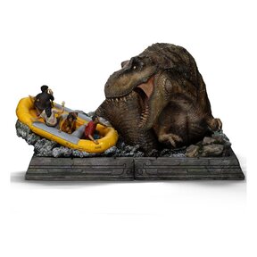 Jurassic World: Rebirth Demi Art Scale Statue T-Rex River Attack
