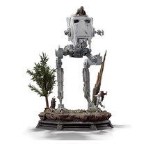 Star Wars Demi Art Scale Statue 1/20 AT-ST and Chewbacca 53cm