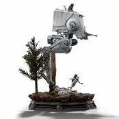 Star Wars Demi Art Scale Statue 1/20 AT-ST and Chewbacca 53cm