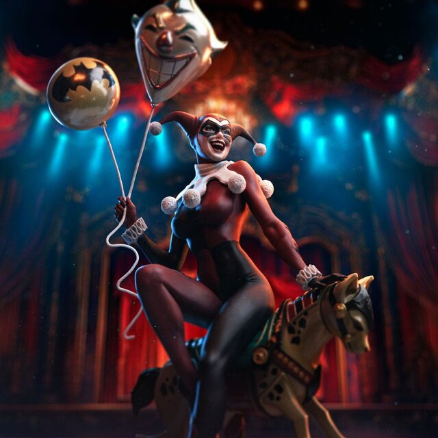 DC Comics Art Scale Statue 1/10 Harley Quinn Unleashed 30cm