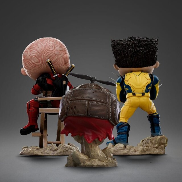 Deadpool & Wolverine MiniC PVC Figure Wolverine Unmasked 14cm