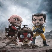Deadpool & Wolverine MiniC PVC Figure Wolverine Unmasked 14cm