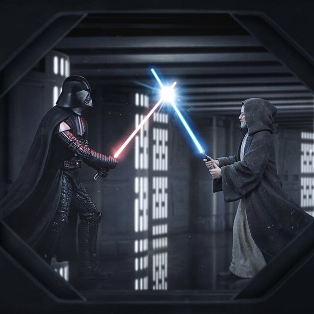 Star Wars Deluxe Art Scale Statue 1/10 Darth Vader Vs Obi-Wan Kenobi (CCXP Exclusive 2025) 24cm