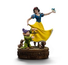 Snow White and the Seven Dwarves Art Scale Statue 1/10 Snow White and Dopey 21cm