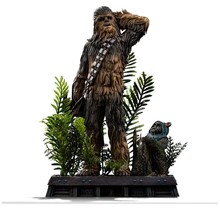 Star Wars Episode VI Art Scale Statue 1/10 Chewbacca and Tokkat 22cm