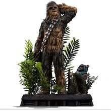 Star Wars Episode VI Art Scale Statue Chewbacca and Tokkat