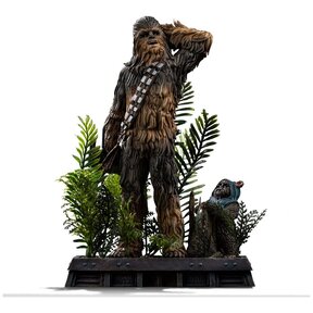 Star Wars Episode VI Art Scale Statue Chewbacca and Tokkat