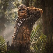 Star Wars Episode VI Art Scale Statue 1/10 Chewbacca and Tokkat 22cm