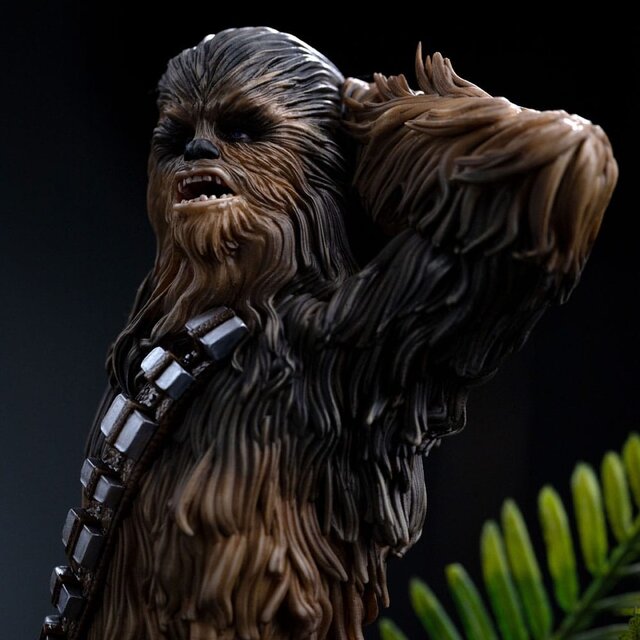 Star Wars Episode VI Art Scale Statue 1/10 Chewbacca and Tokkat 22cm