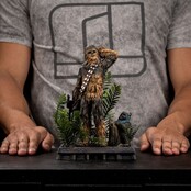 Star Wars Episode VI Art Scale Statue 1/10 Chewbacca and Tokkat 22cm