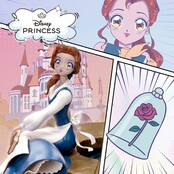 Disney Anime Princess Scale Statue Belle 15cm