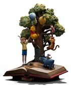 Disney Classics Deluxe Art Scale Statue 1/10 Winnie the Pooh and Friends (100th Anniversary) 31cm