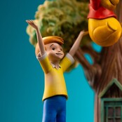 Disney Classics Deluxe Art Scale Statue 1/10 Winnie the Pooh and Friends (100th Anniversary) 31cm