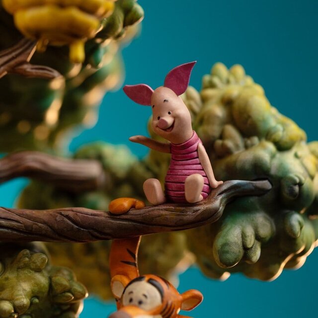 Disney Classics Deluxe Art Scale Statue 1/10 Winnie the Pooh and Friends (100th Anniversary) 31cm