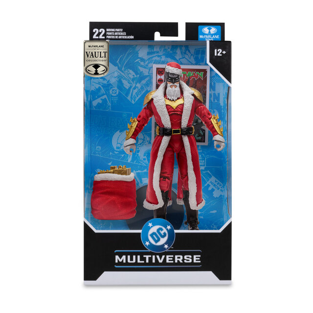 McFarlane Vault Collection DC Multiverse Batman (Red Santa Suit) Action Figure 18cm
