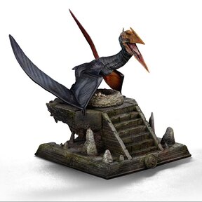 Jurassic World Rebirth Icons Statue Quetzalcoatlus