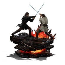 Star Wars Art Scale Statue Anakin vs. Obi Wan