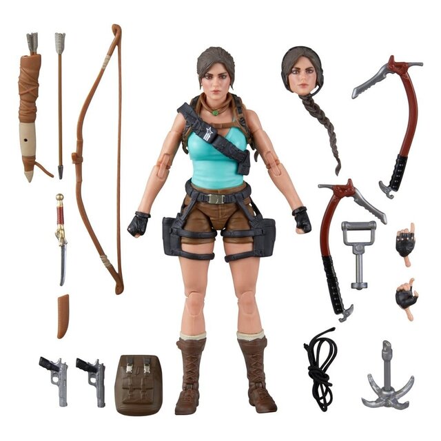 G.I. Joe Classified Series Lara "Tomb Raider" Croft Retro Cardback Action Figure 15cm