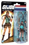 G.I. Joe Classified Series Lara "Tomb Raider" Croft Retro Cardback Action Figure 15cm
