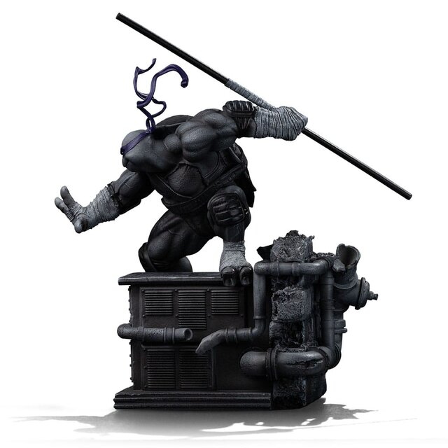 Teenage Mutant Ninja Turtles Art Scale Statue 1/10 Donatello Black and White Variant 26 cm