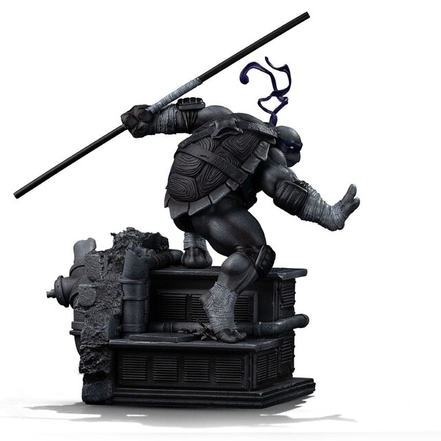 Teenage Mutant Ninja Turtles Art Scale Statue 1/10 Donatello Black and White Variant 26 cm
