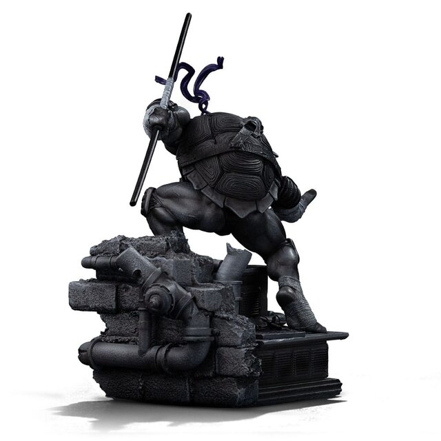 Teenage Mutant Ninja Turtles Art Scale Statue 1/10 Donatello Black and White Variant 26 cm