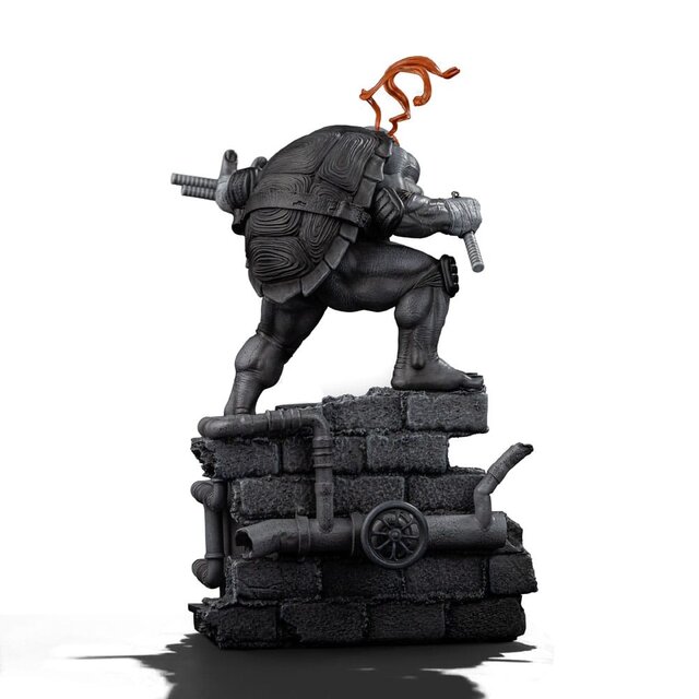Teenage Mutant Ninja Turtles Art Scale Statue 1/10 Michelangelo Black and White Variant 26 cm