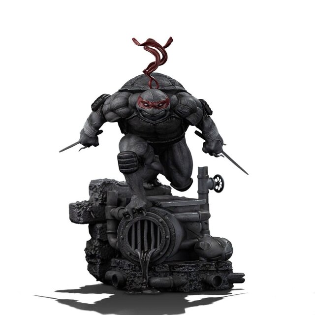 Teenage Mutant Ninja Turtles Art Scale Statue 1/10 Raphael Black and White Variant 26 cm