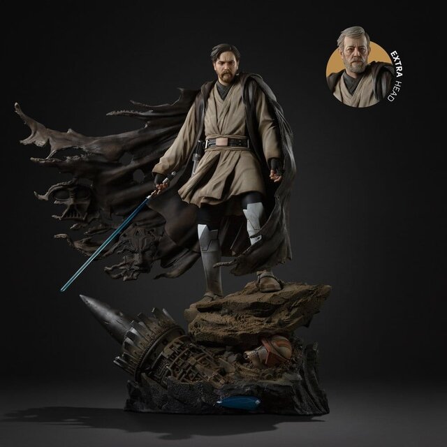 Star Wars Legacy Replica Statue 1/4 Obi-Wan Signatures 66 cm