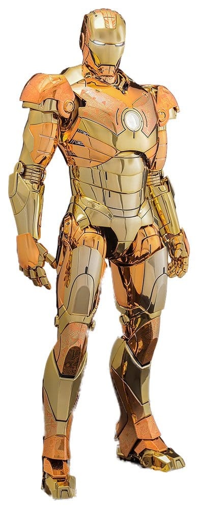 Hot Toys Movie Masterpiece Iron Man Mark III (Golden & Copper) afbeelding 1