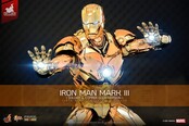 Iron Man Movie Masterpiece Diecast Action Figure 1/6 Iron Man Mark III (Golden & Copper Gold Version) Hot Toys Exclusive 33cm