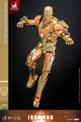 Iron Man Movie Masterpiece Diecast Action Figure 1/6 Iron Man Mark III (Golden & Copper Gold Version) Hot Toys Exclusive 33cm