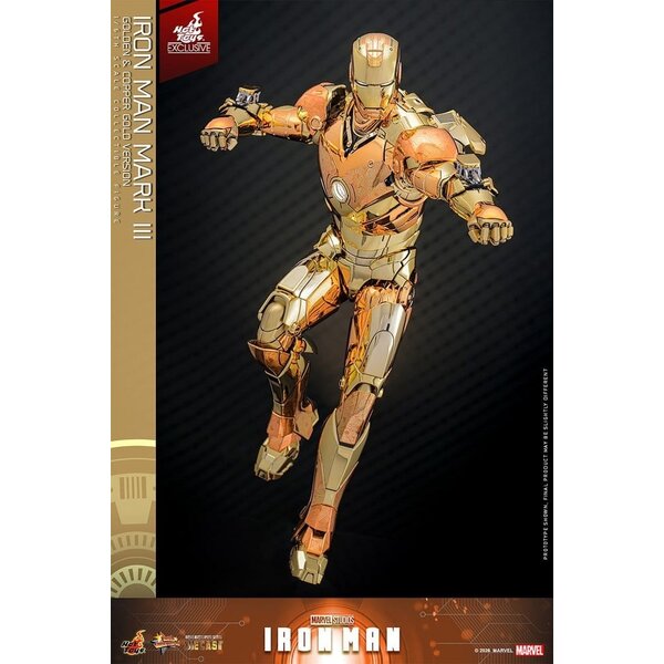 Hot Toys Exclusive Iron Man Mark III (Golden & Copper Gold Version)