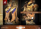 Iron Man Movie Masterpiece Diecast Action Figure 1/6 Iron Man Mark III (Golden & Copper Gold Version) Hot Toys Exclusive 33cm