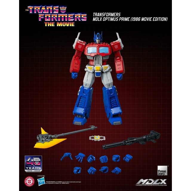 Transformers MDLX Action Figure Optimus Prime (1986 Movie Edition) 18cm