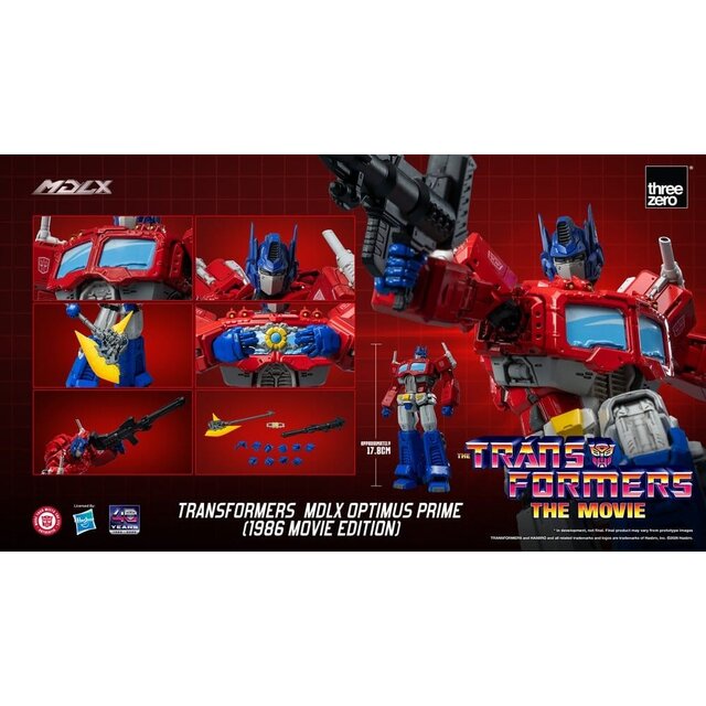 Transformers MDLX Action Figure Optimus Prime (1986 Movie Edition) 18cm