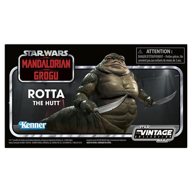 Star Wars: The Mandalorian and Grogu Vintage Collection Rotta the Hutt Action Figure