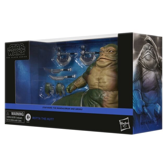 Star Wars: The Mandalorian and Grogu Black Series Rotta the Hutt Action Figure 17cm