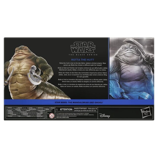 Star Wars: The Mandalorian and Grogu Black Series Rotta the Hutt Action Figure 17cm