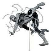 Marvel Collection PVC Statue 1/10 Spider-Man Line Art (The Amazing Spider-Man #318) Gold Label