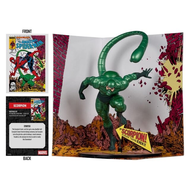 Marvel Collection 1/10 Scorpion (Metallic) (The Amazing Spider-Man #318) (Gold Label) Statue 18cm