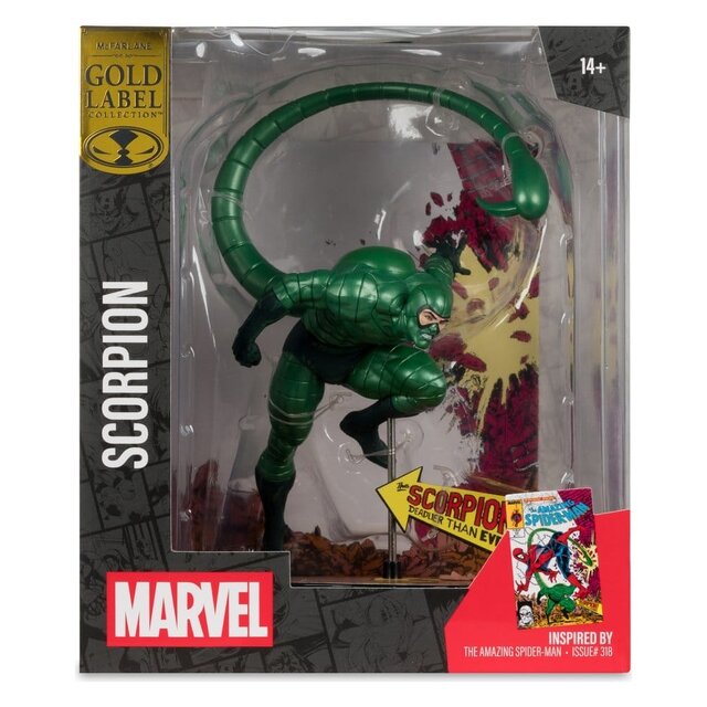 Marvel Collection 1/10 Scorpion (Metallic) (The Amazing Spider-Man #318) (Gold Label) Statue 18cm