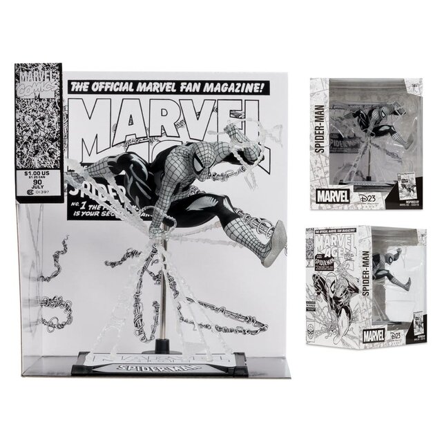 Marvel Collection PVC Statue 1/10 Spider-Man Line Art (Marvel Age #90) 18cm