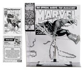 Marvel Collection PVC Statue 1/10 Spider-Man Line Art (Marvel Age #90) 18cm