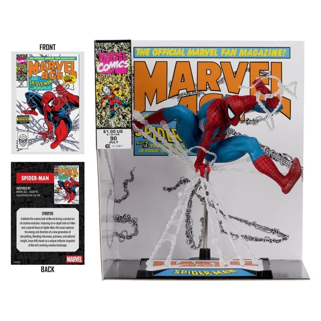 Marvel Collection PVC Statue 1/10 Spider-Man (Marvel Age #90) 18cm