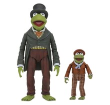The Muppet Christmas Carol Ultimate Action Figures 2-Pack Kermit as Bob Cratchit & Robin as Tiny Tim 18cm