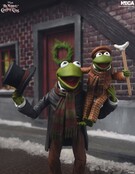 The Muppet Christmas Carol Ultimate Action Figures 2-Pack Kermit as Bob Cratchit & Robin as Tiny Tim 18cm